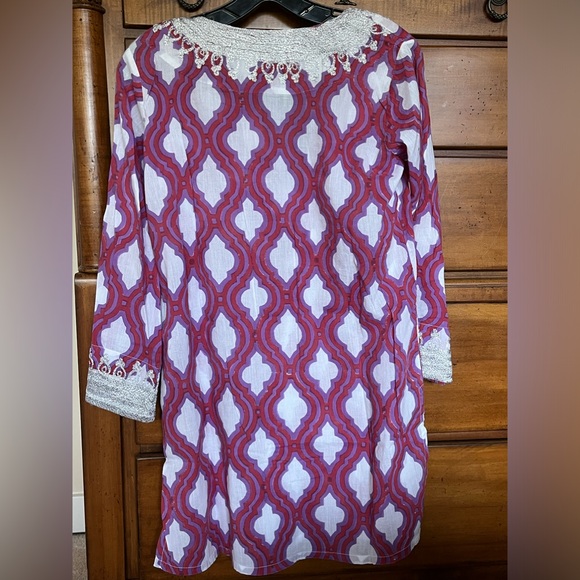 Roberta Roller Rabbit Embroidered Tunic Top - Picture 4 of 4